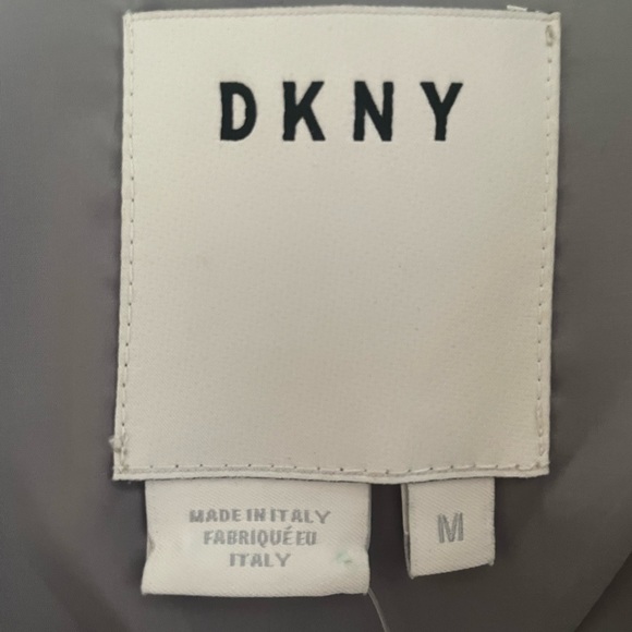 DKNY Long-Sleeve Oversized Linen-Blend Jacket, Cement - Picture 8 of 12
